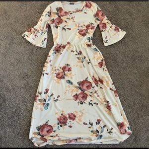 Floral print dress